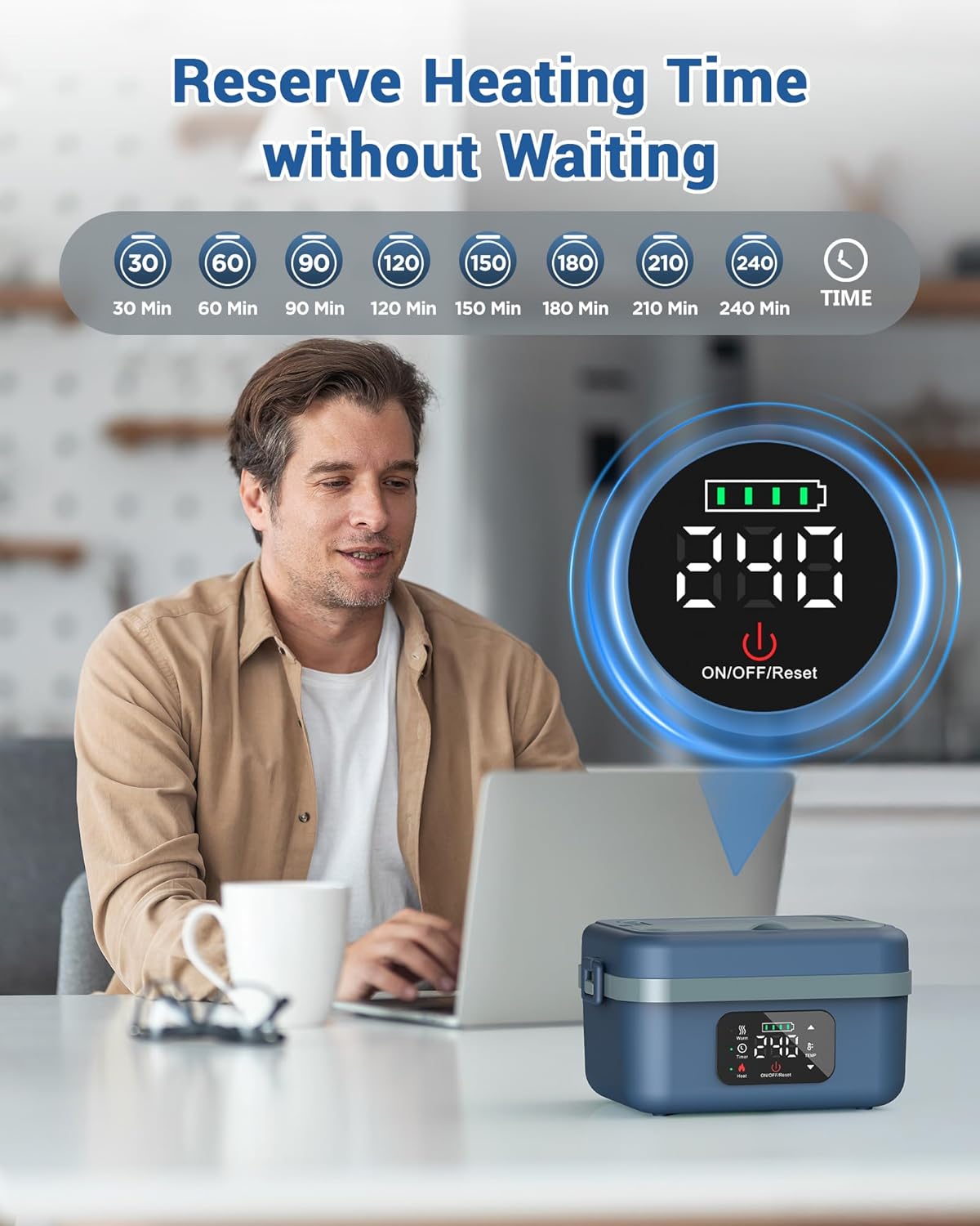 Boîte à lunch électrique sans fil VASG