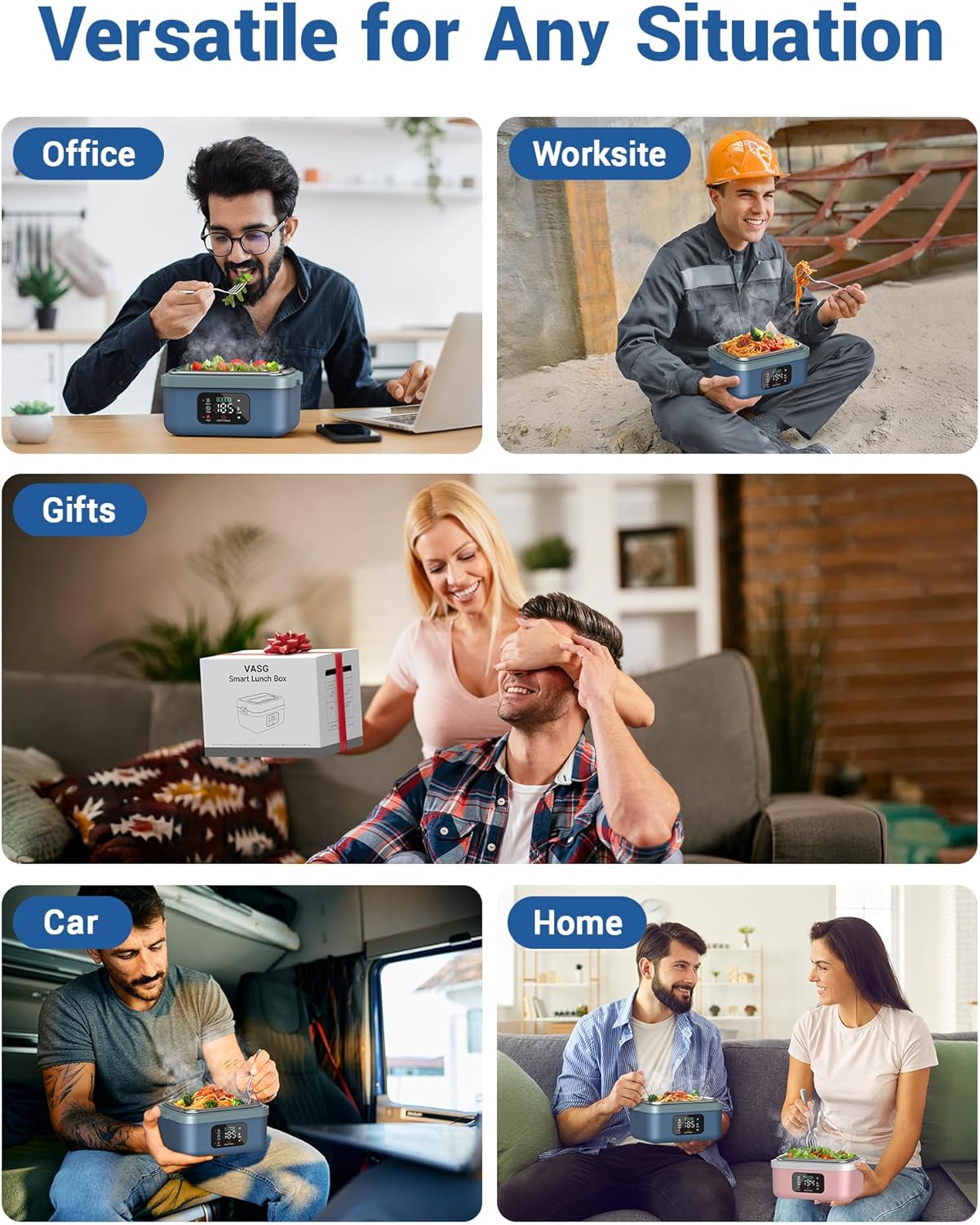 Boîte à lunch électrique sans fil VASG